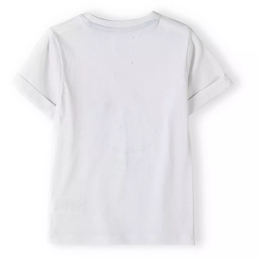 MINOTI T-Shirt und Latzhose im Set HellblauWeiß