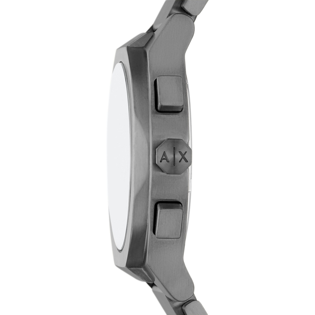 Armani Exchange Rafael Chronograph Gunmetal / Blau 42mm