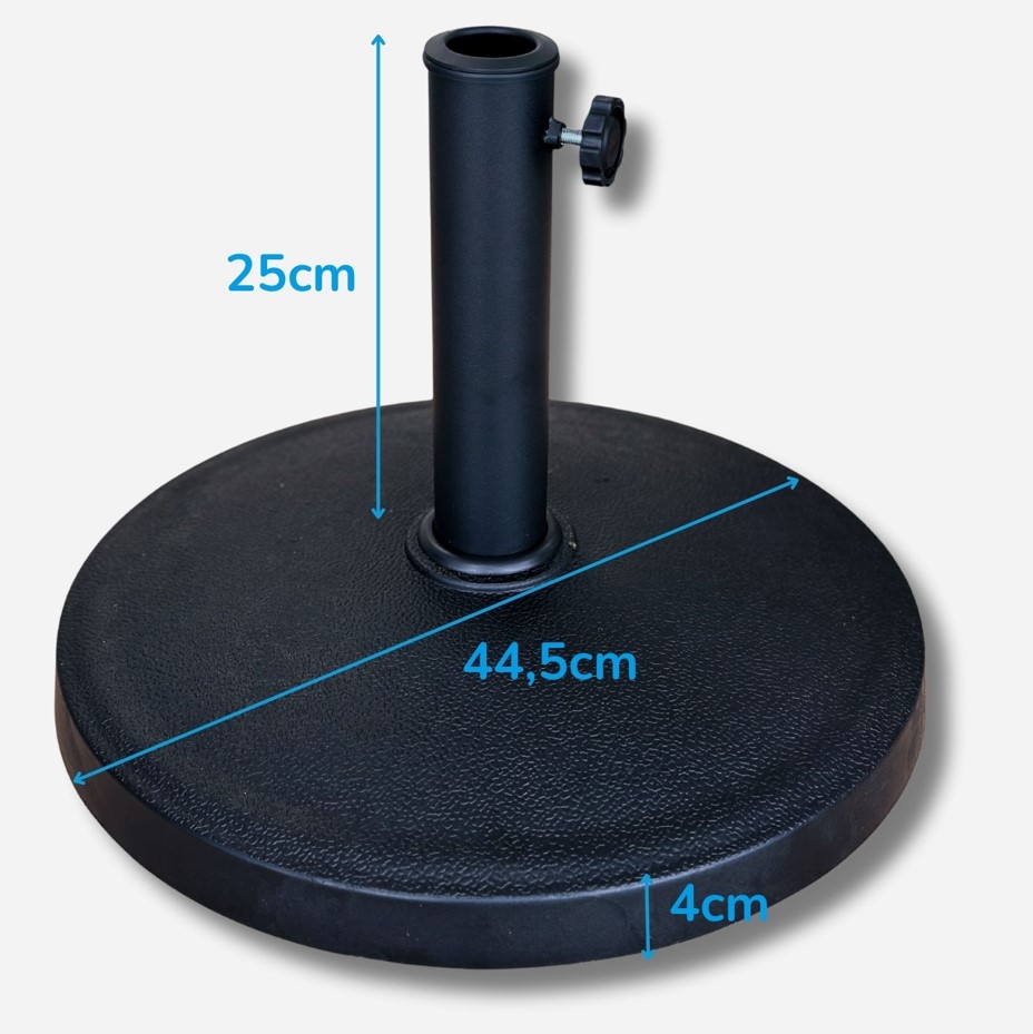 PimXL Parasolvoet rond - Ø 44,5 cm - 12kg