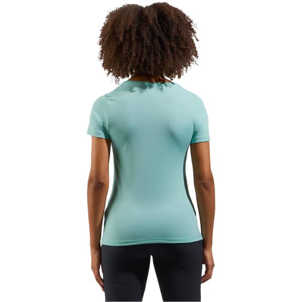 T-shirt randonnée ODLO F-DRY CREW NECK S/S W AQUA HAZE