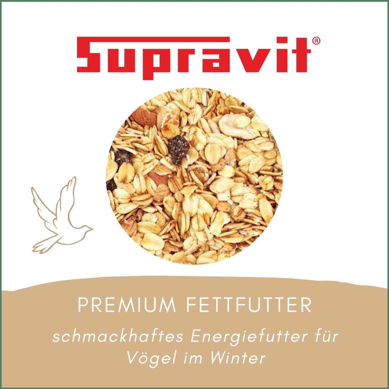Supravit Premium Fettfutter für Wildvögel 2,5 kg