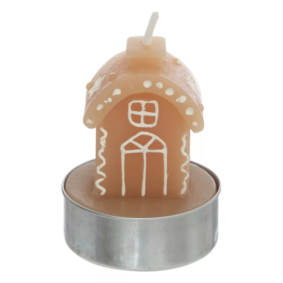 Lot de 4 bougies (H6 cm) Maisons de village