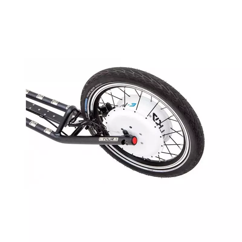 Foldable e-footbike KOSTKA e-TOUR MAX FOLD (E1) - Antic Gray