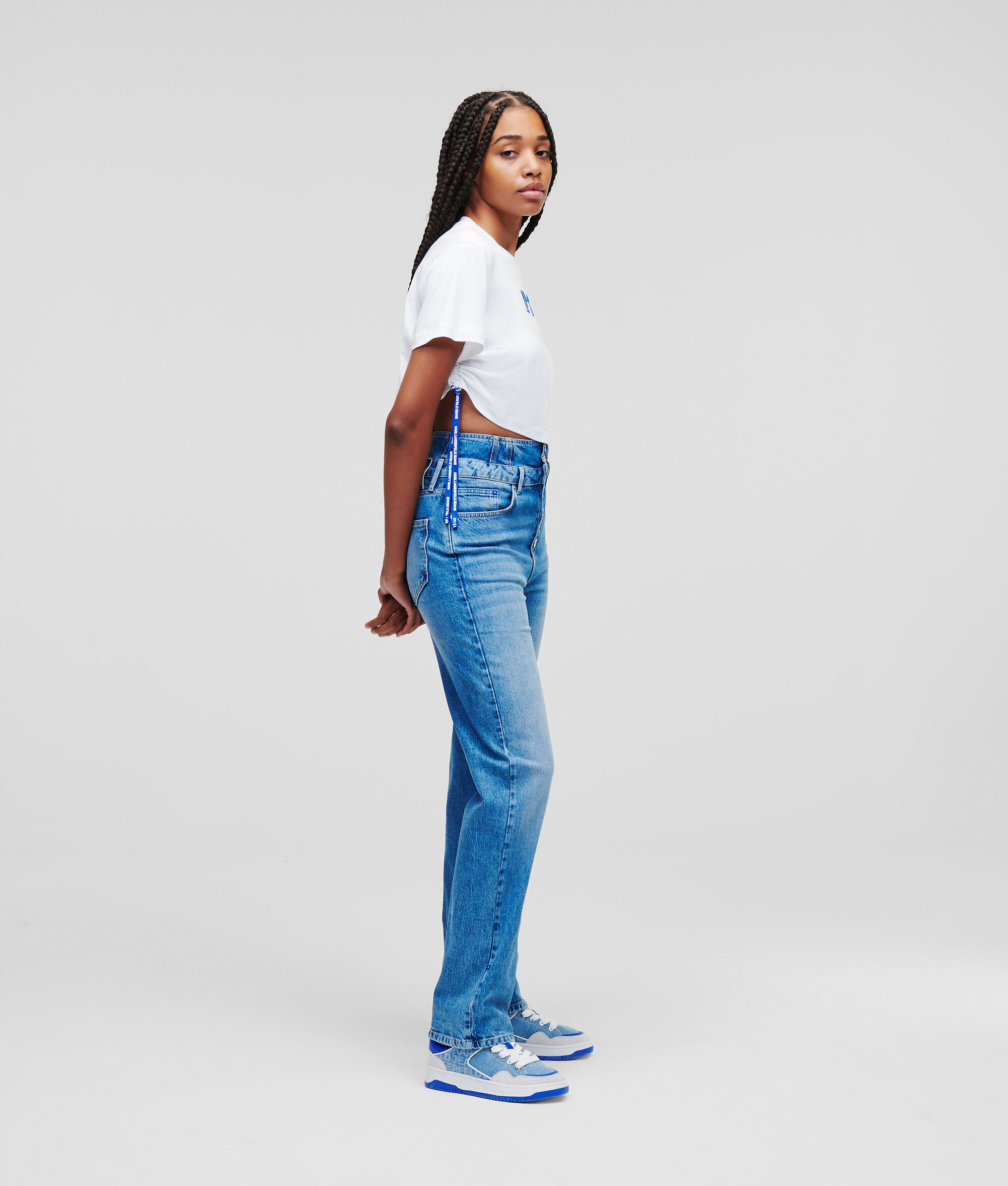 T-SHIRT BOXY FRONCÉ KLJ