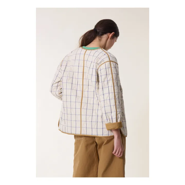 Leon & Harper Veste Matelassée Volcana Coton Bio | Crème