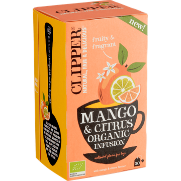 Clipper Mango & Citrus Organic Infusion 20 Stuks 36 g
