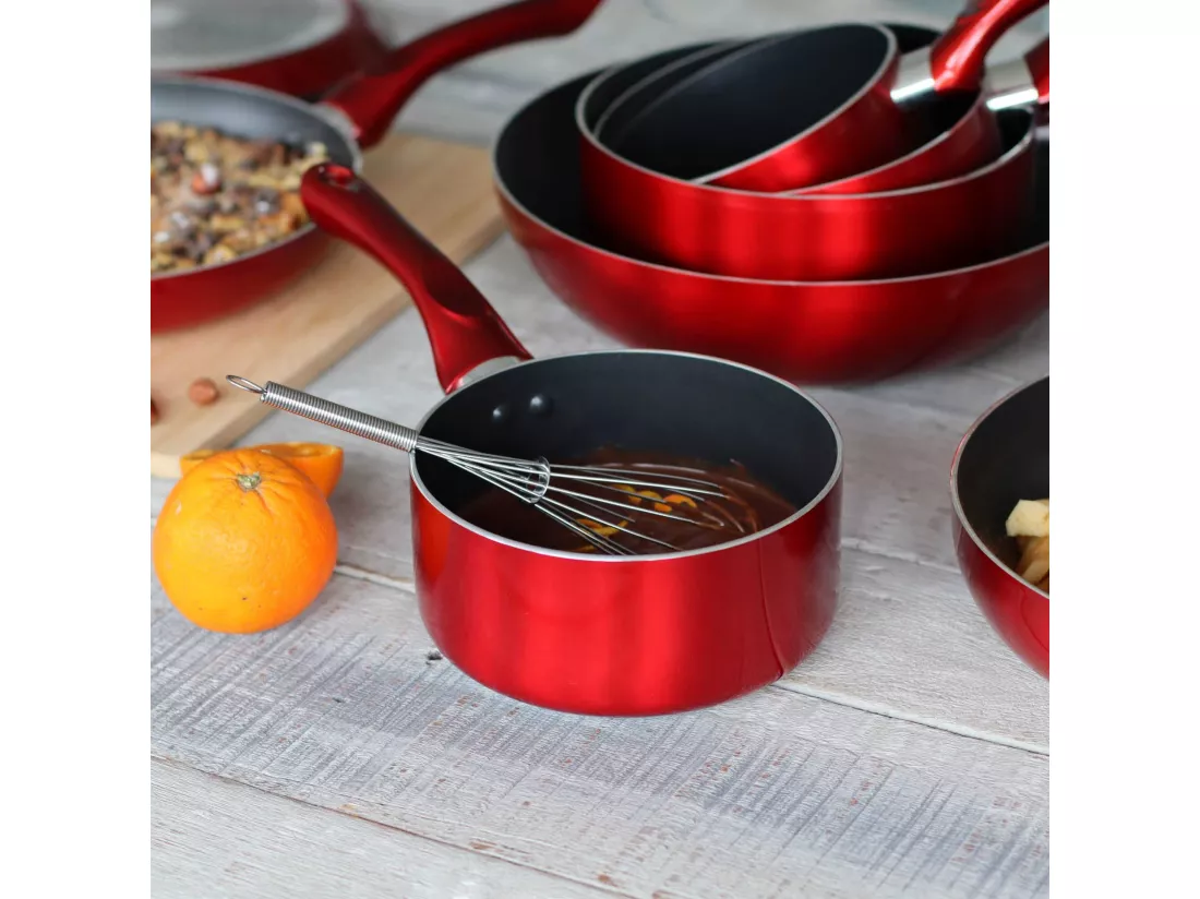 Menastyl - Casserole Cerise 18cm En Aluminium Compatible Induction