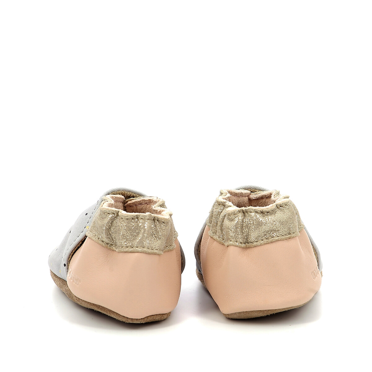 ROBEEZ<br>Pantufas de couro Zebra fofa