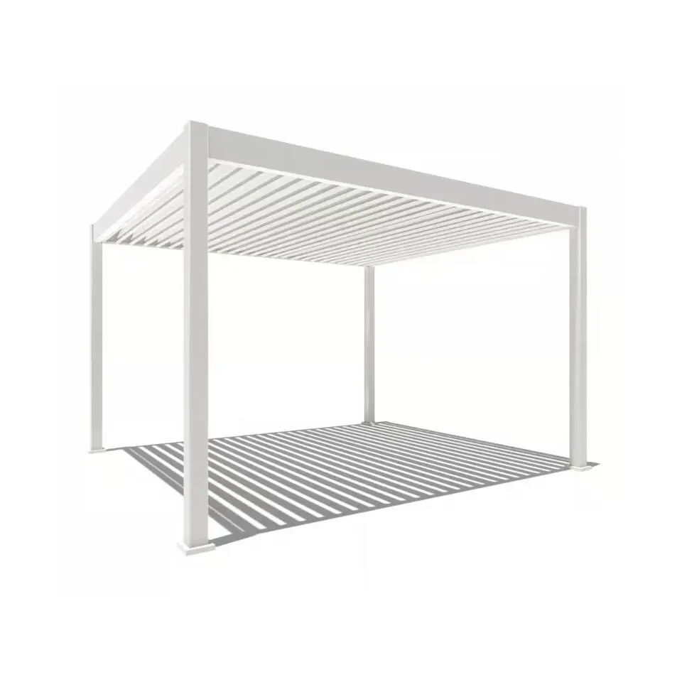 Orion Deluxe overkapping elektrisch met LED 360 x 400 cm wit