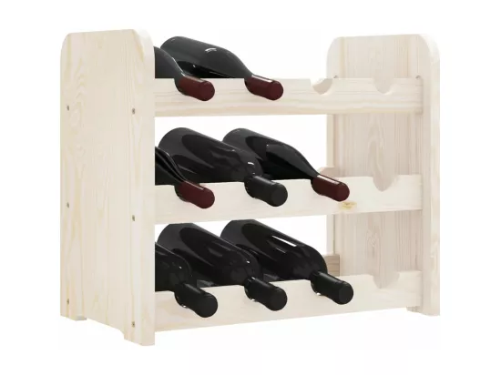 Casier à vin 43x25x37 bois de pin massif
