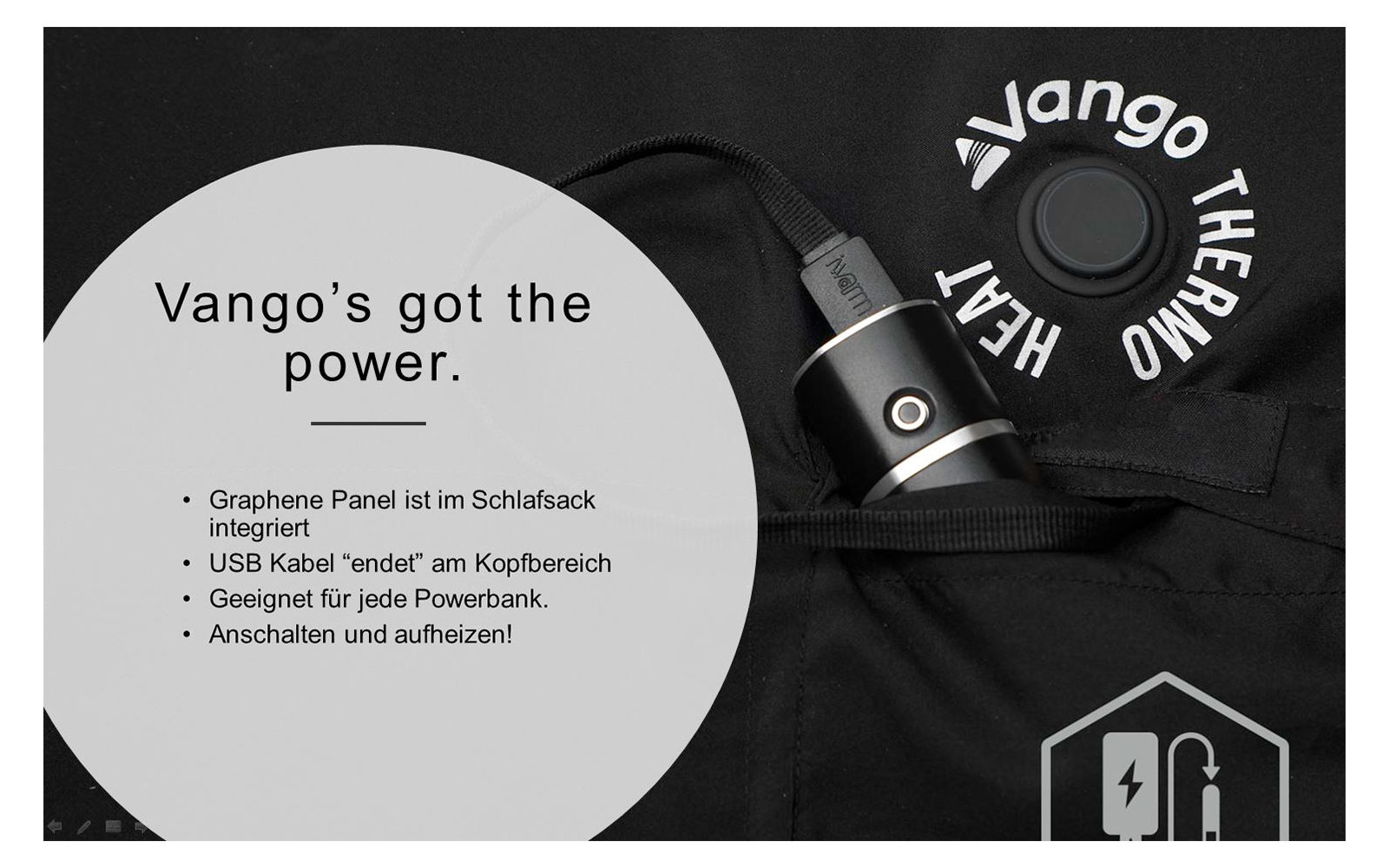 Vango Radiate Single Deckenschlafsack schwarz