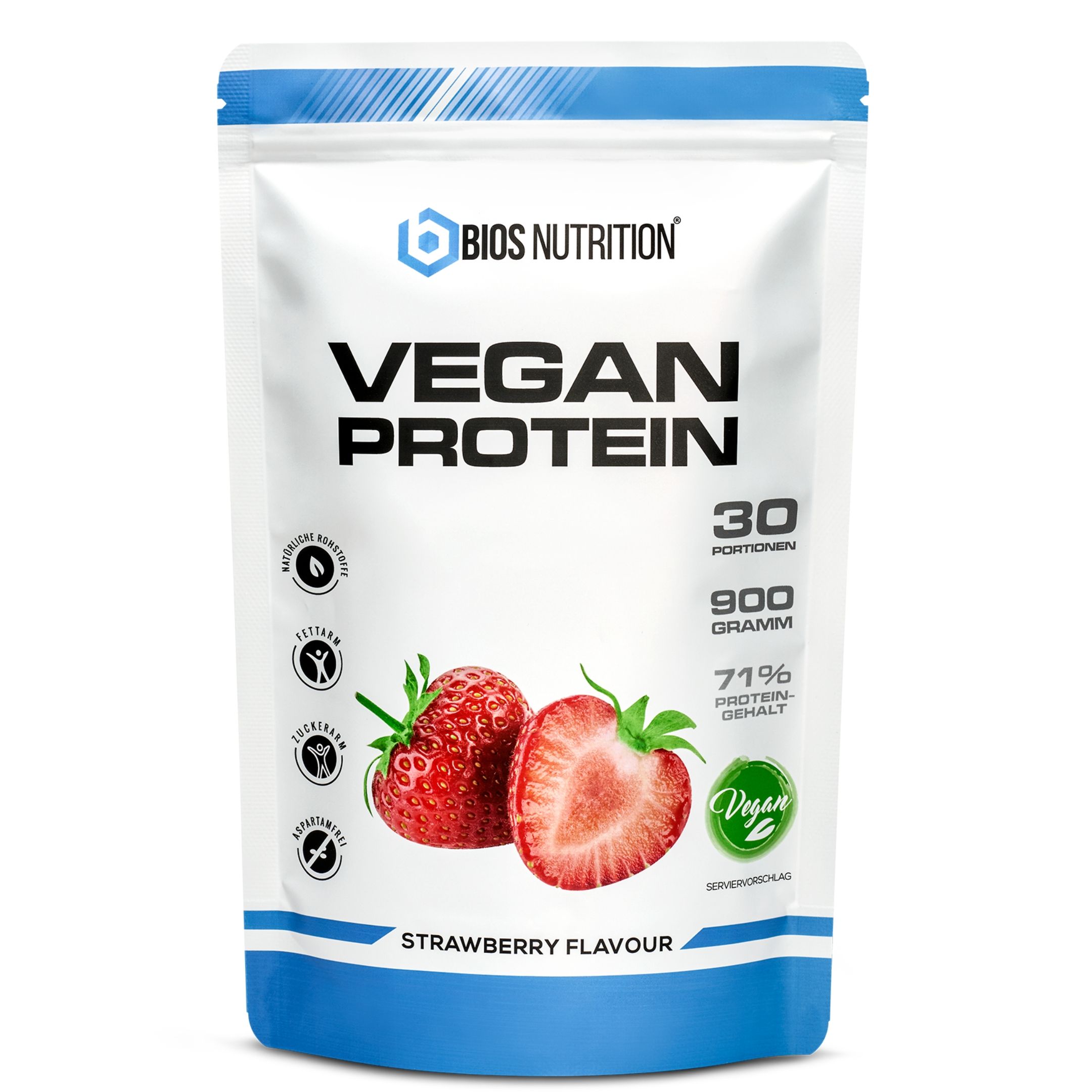 Bios Nutrition Vegan Protein - pflanzliches Protein ohne Laktose & ohne Soja