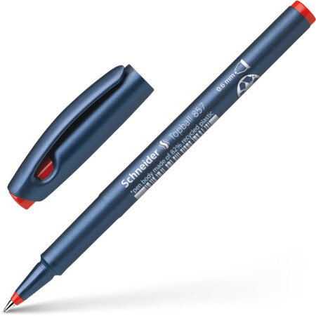 Schneider Topball 857 Tintenroller - rot - 0.6 mm