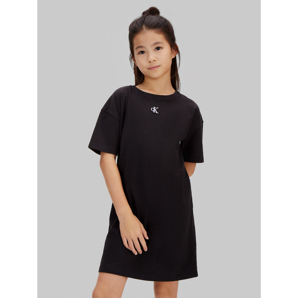 Køb Calvin Klein 1716 Black Ck Monogram Tee Kjole