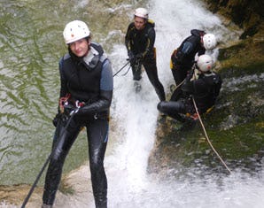 Canyoning als Geschenkidee