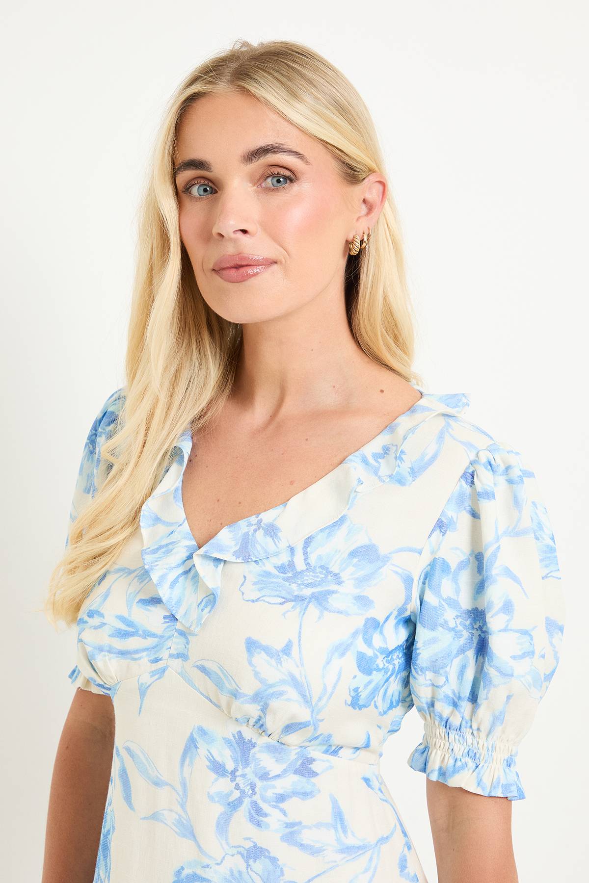 Wallis Robe De Thé Florale D'été Petite