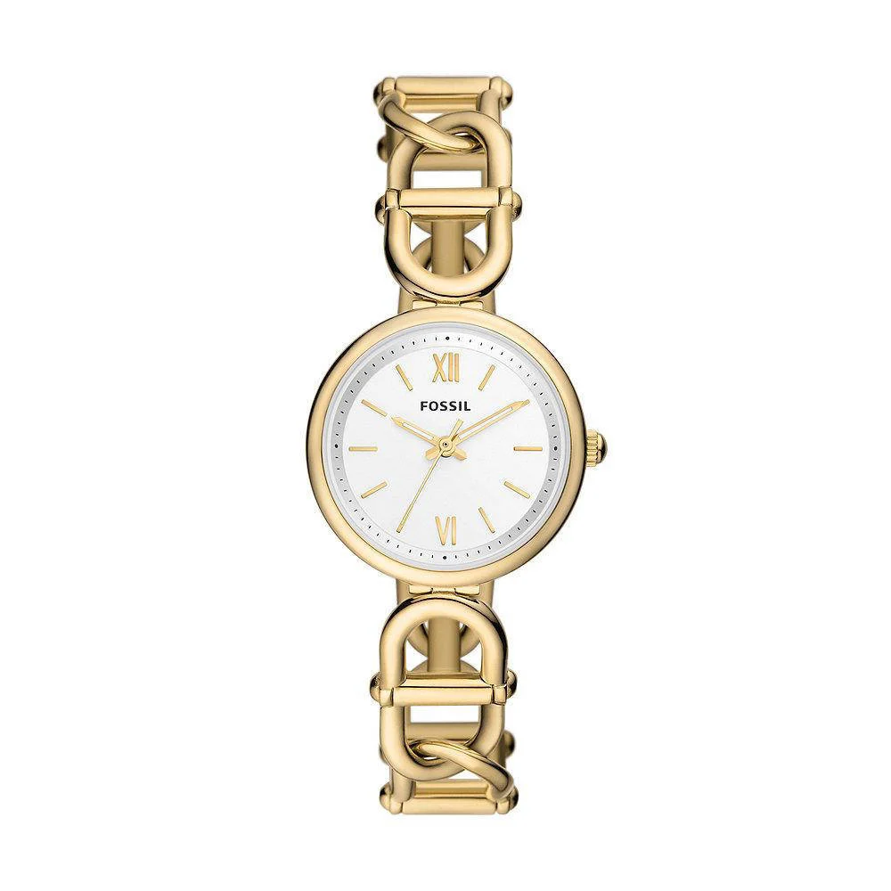 Fossil horloge ES5272 Carlie goudkleurig