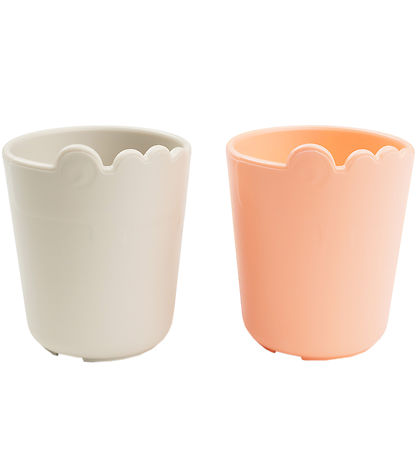 Done by Deer Becher - Kiddish Mini Mug - 2er-Pack - Croco Sand/C
