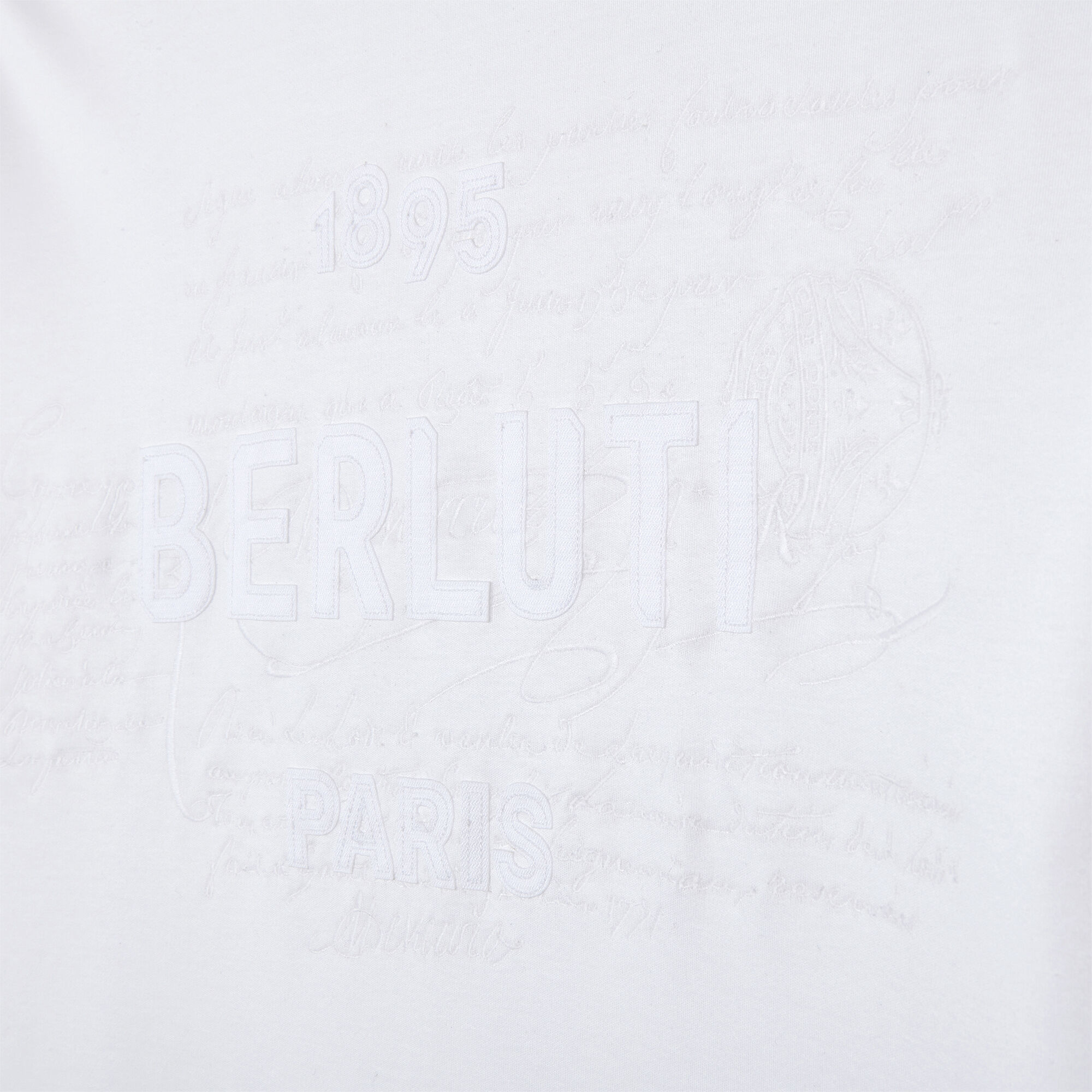 T-Shirt À Logo Et Broderie Scritto