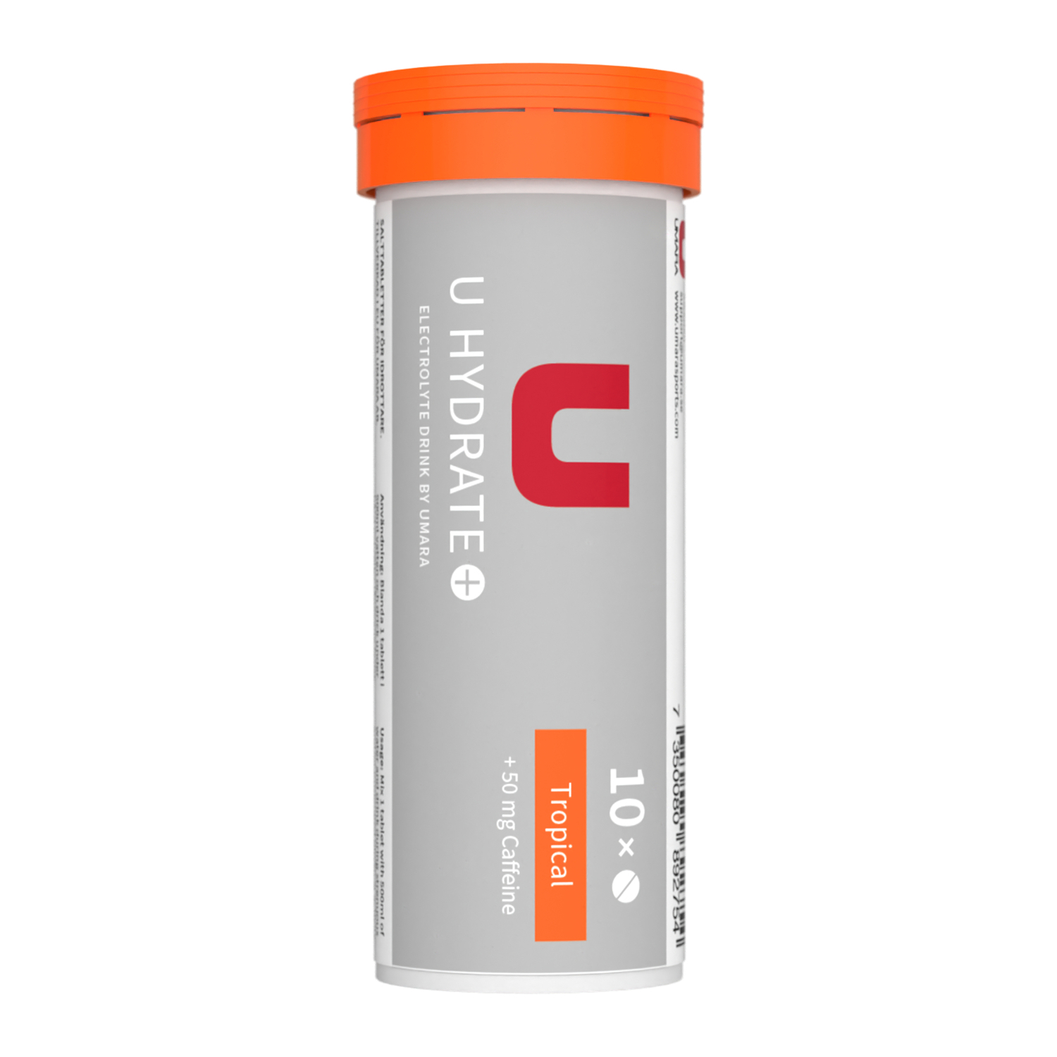 Umara Hydrate Koffein 10 stykk tabletter Tropiske Frukter