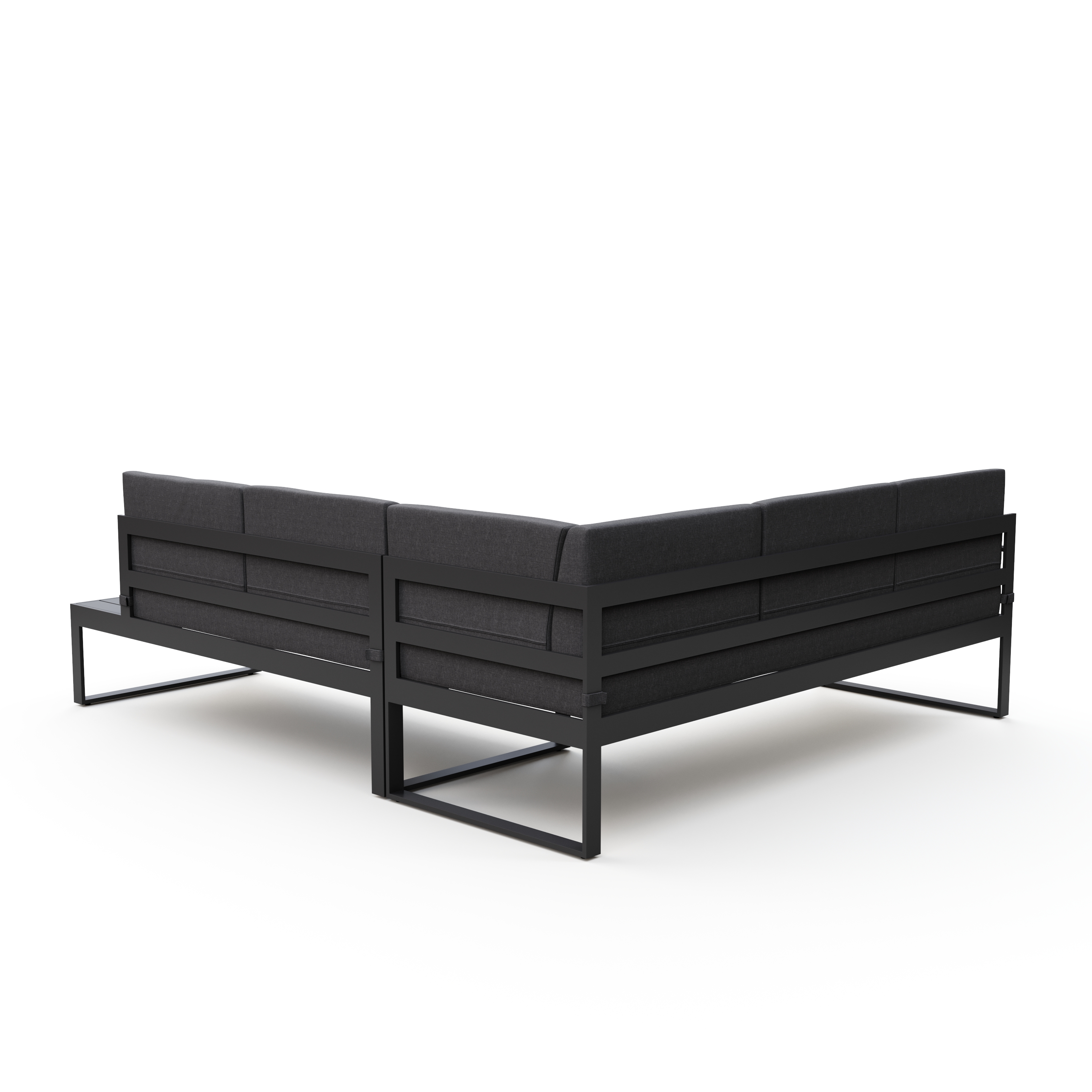 Lounge ROKSOLANA anthrazit/schwarz