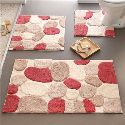 Tapis de bain motif galets - 2900 g/m² - BECQUET CRÉATION