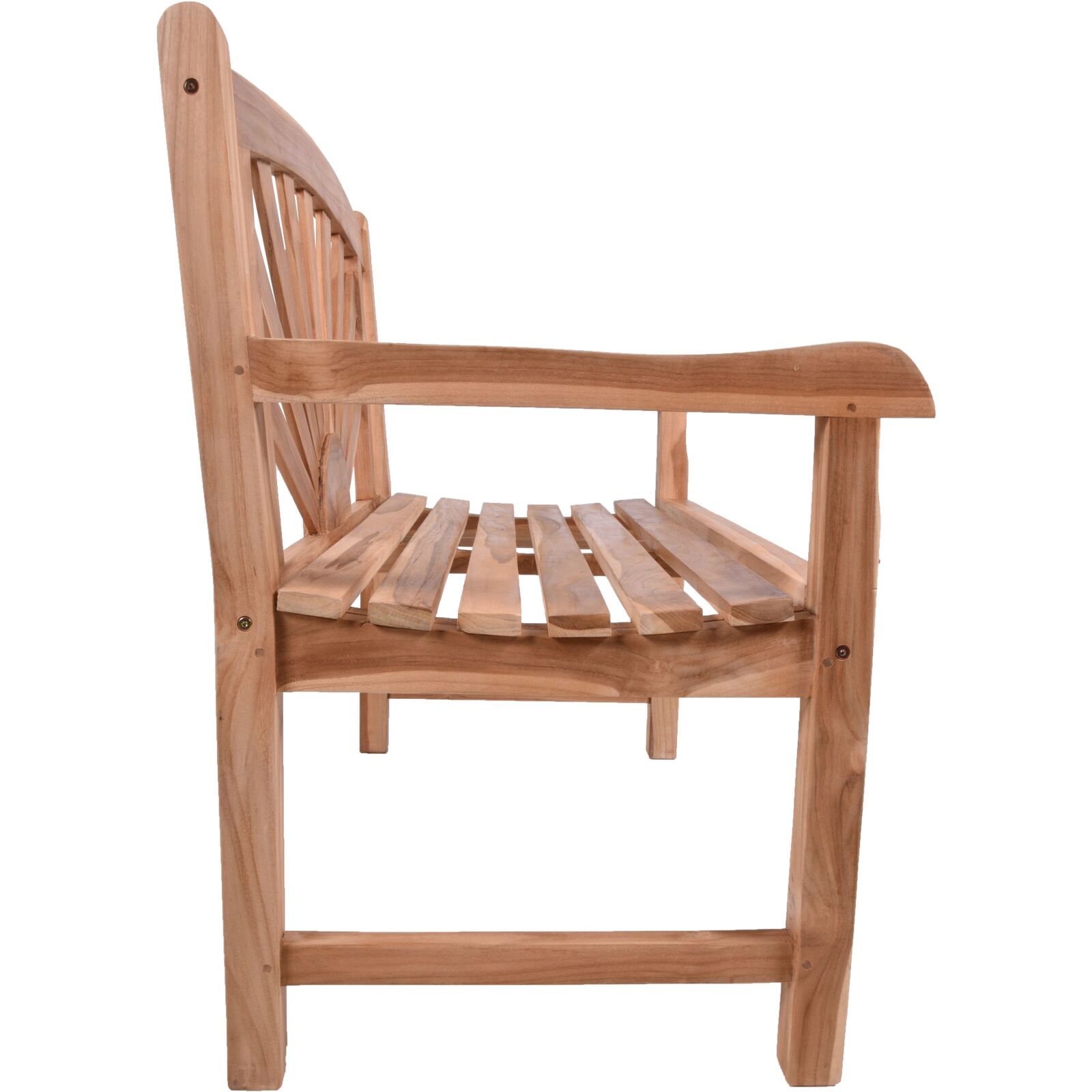 2-Sitzer Gartenbank MARISA - braun - 110 cm