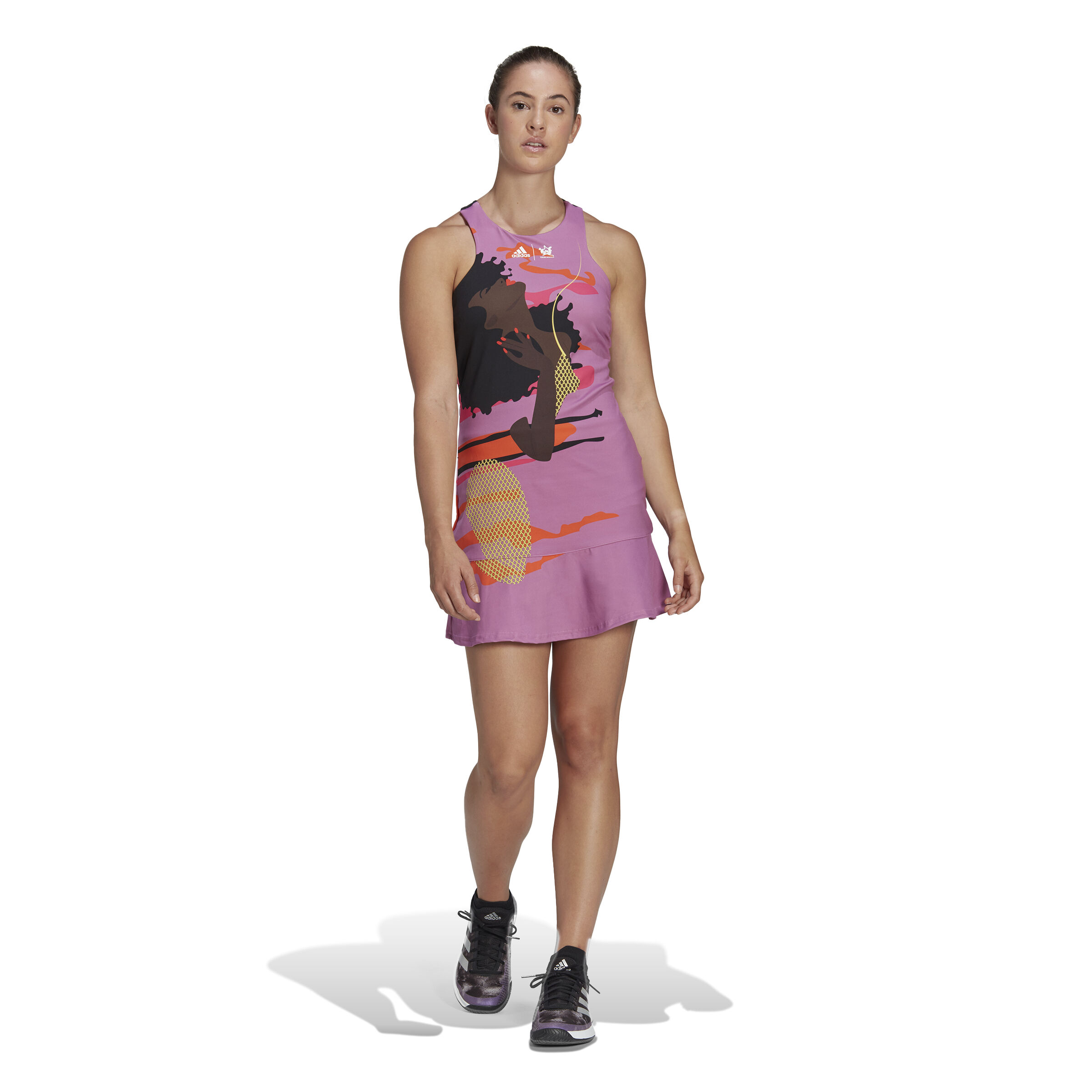 adidas New York Y Robe Femmes - Lilas , Multicouleur