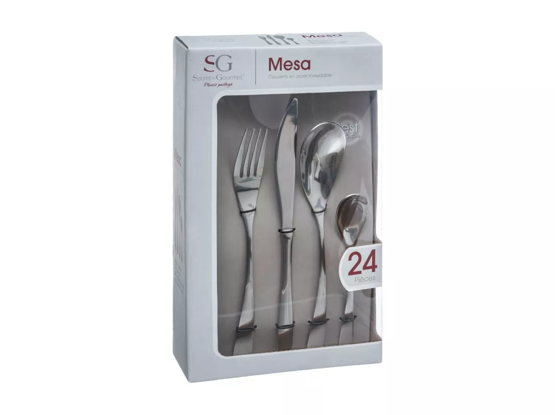 Ménagère Inox 24 Pièces 