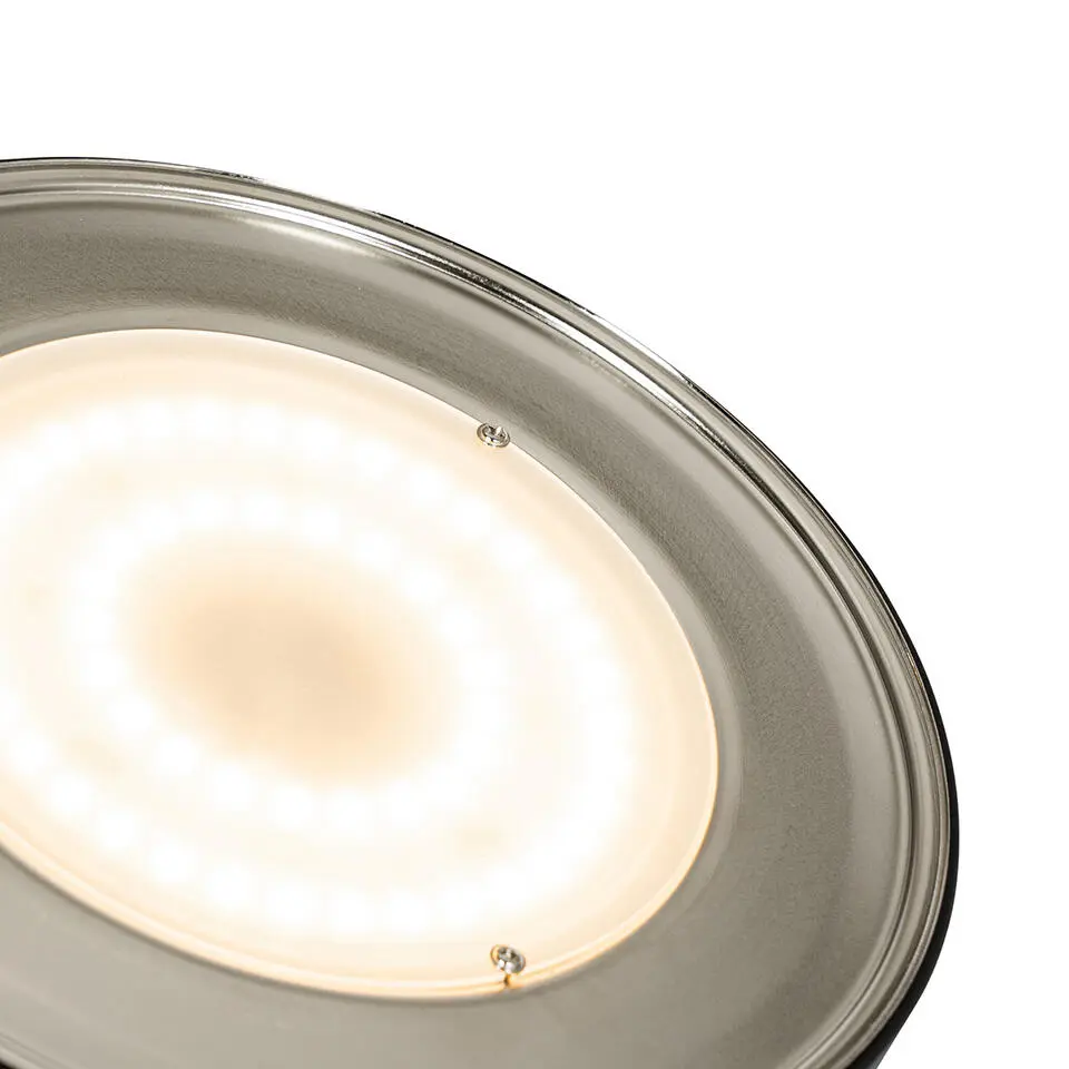 Qazqa vloerlampen kelso bruin geïntegreerde led