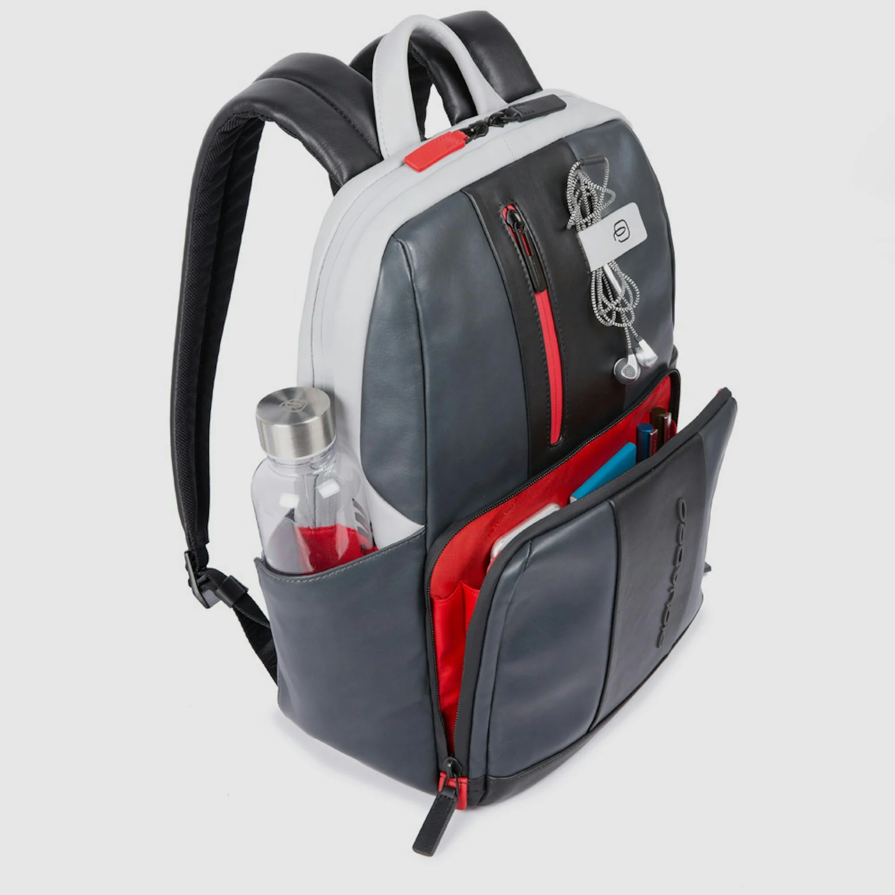 Sac à dos porte-ordinateur et porte-ipad avec po | Gris