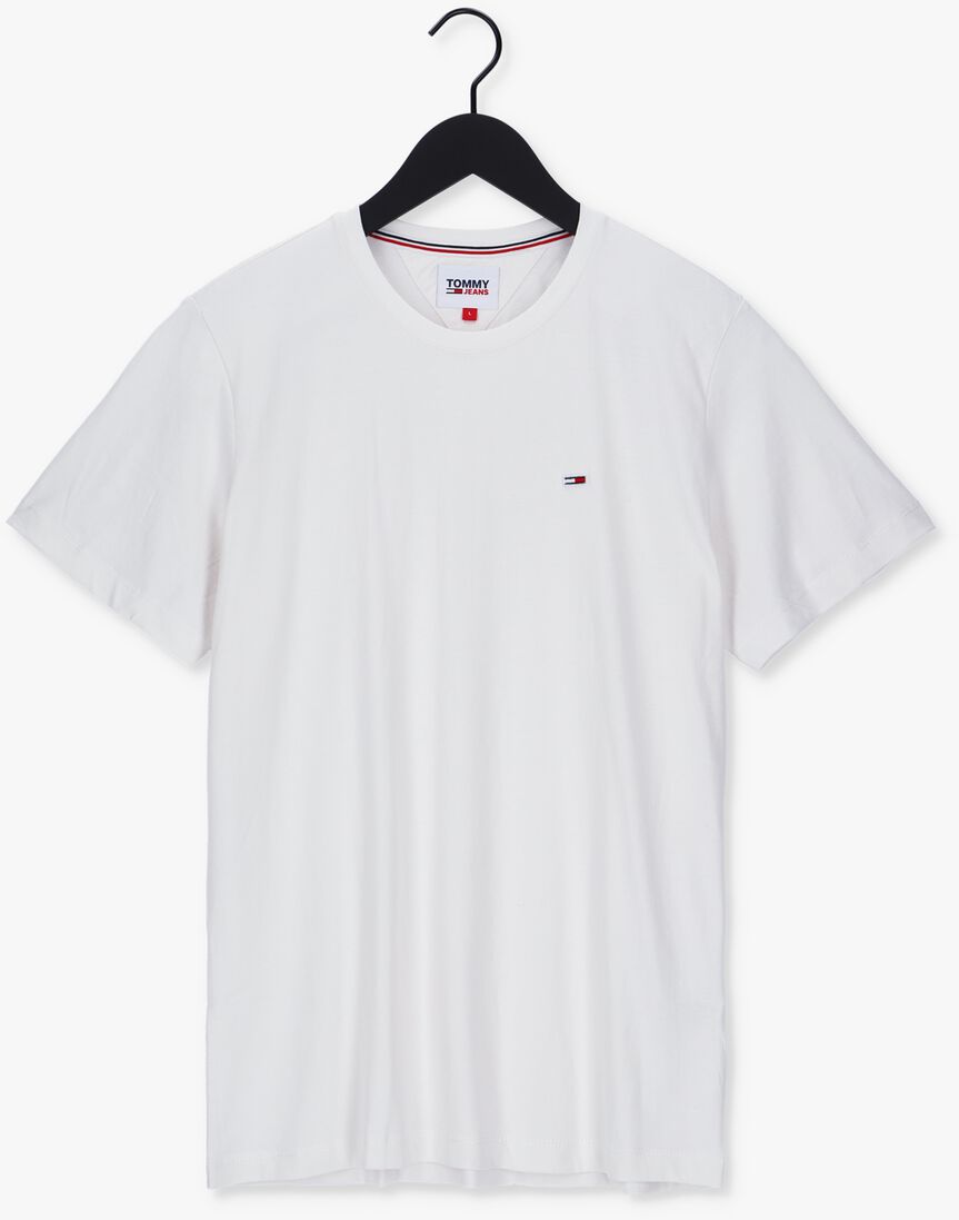 TOMMY JEANS witte tommy jeans t-shirt tjm classic jersey c neck