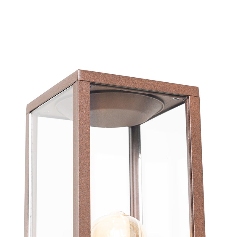 Industriële staande buitenlamp, roestbruin, 80 cm, IP44 - Charlois
