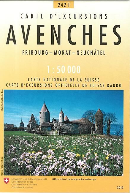 BUNDESAMT - 242T AVENCHES  ECHELLE 1 50 000