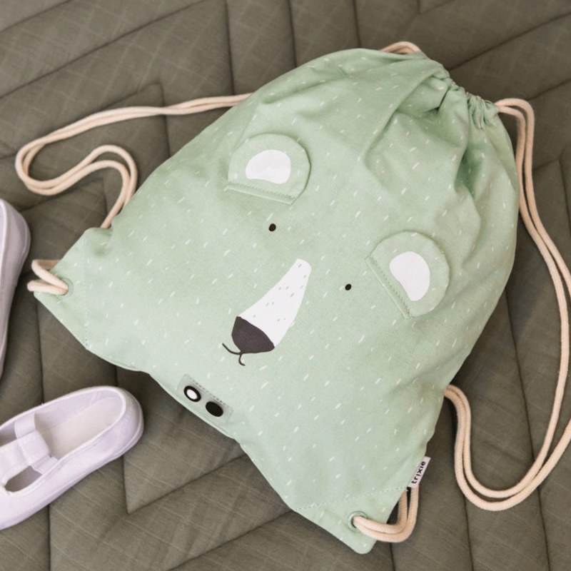 Sac à dos à corde enfant 40 cm Mr. Polar Bear