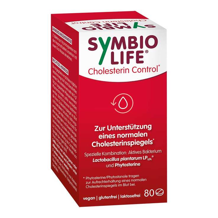 Symbiolife Cholesterin Control mit Phytosterinen Tab, 80 St