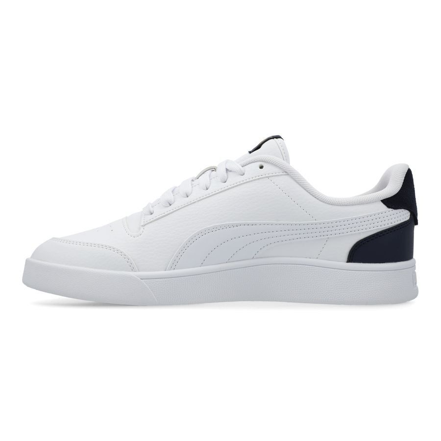 PUMA Chaussures Shuffle - Blanc/Bleu Marine/Doré