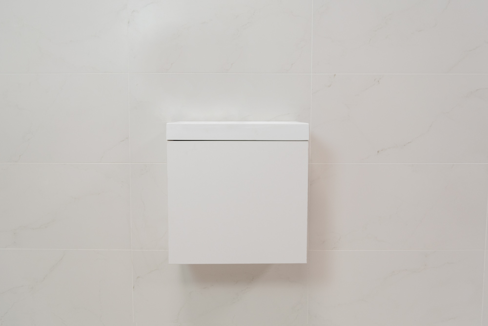 SCHADEMODEL: Sanigoods Minimo fontein onderkast 40cm wit mat