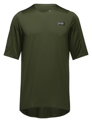 Maillot Manches Courtes Gore Wear TrailKPR Olive