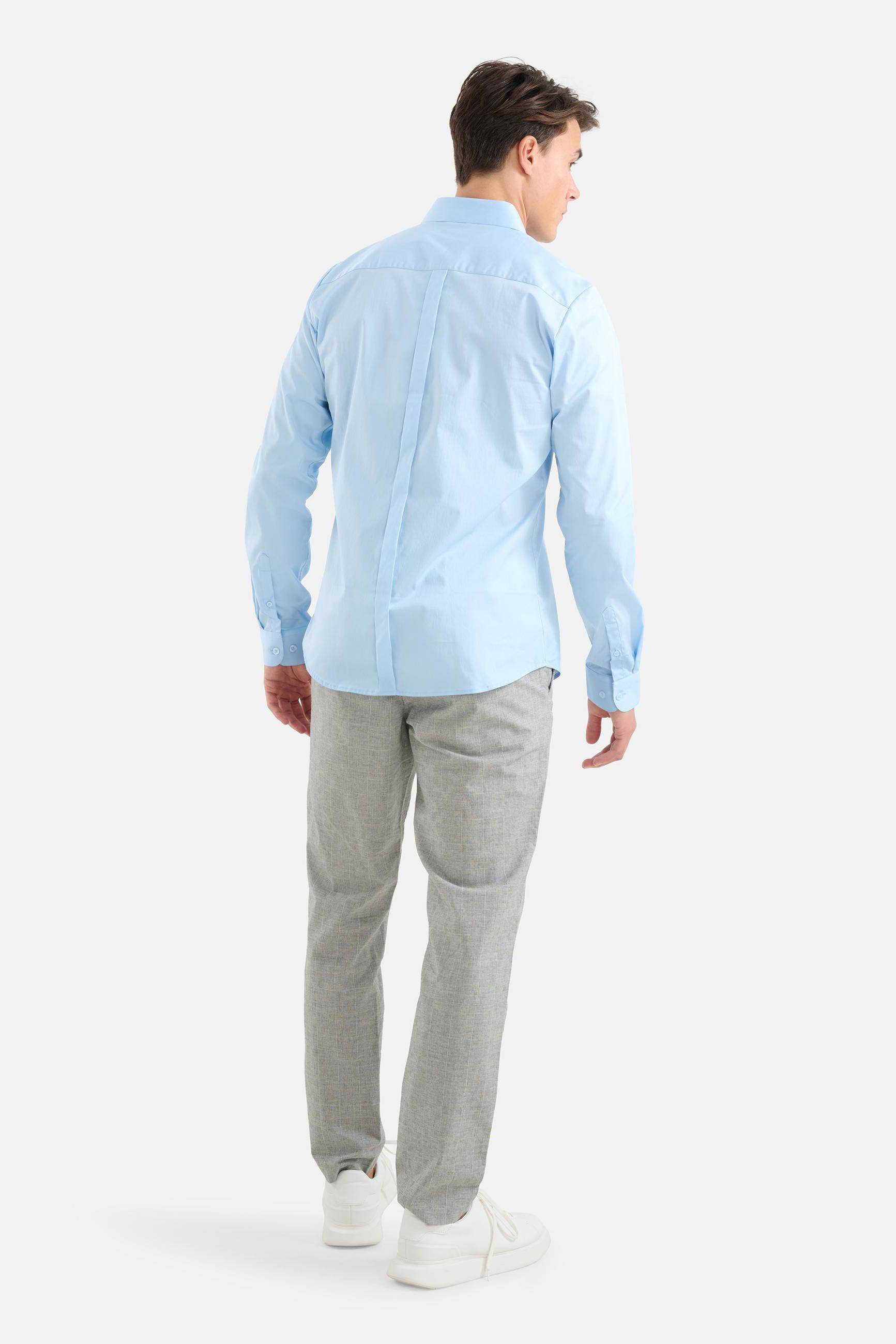 Shoeby regular fit overhemd lightblue