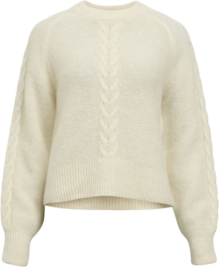 Object OBJNETE LO KNIT PULLOVER NOOS Sandshell/melange
