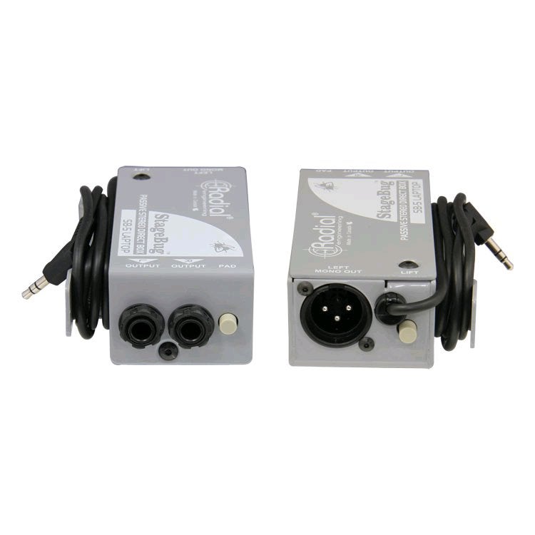 Radial StageBug SB-5 Laptop Passive Stereo Direct Box