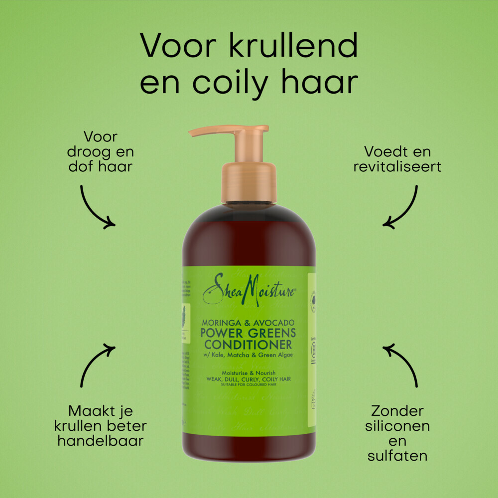 Shea Moisture Conditioner Power Greens Moringa & Avocado384 ml
