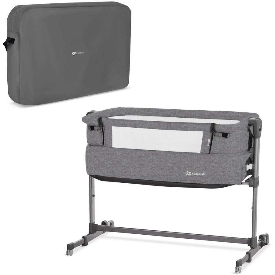 Kinderkraft Beistellbett Neste Up Grey Melange