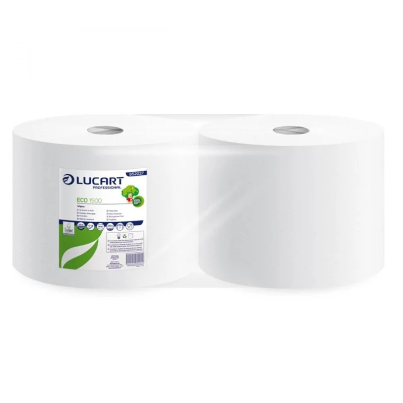 LUCART - Bobine essuyage Ecolabel - 2 plis - x2