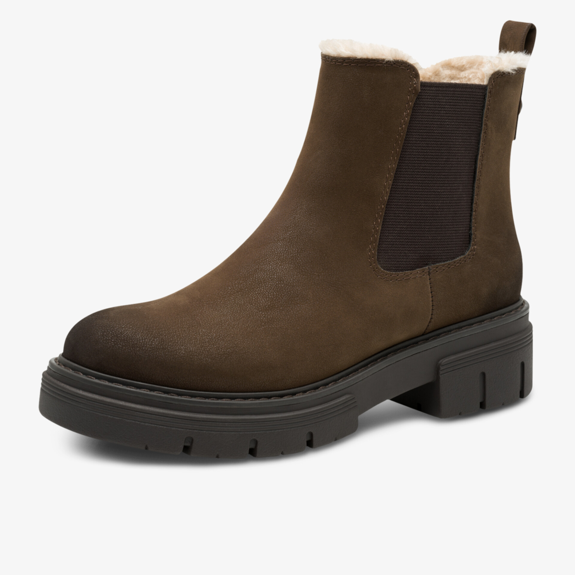 MARCO TOZZI Damen Chelsea Boots braun