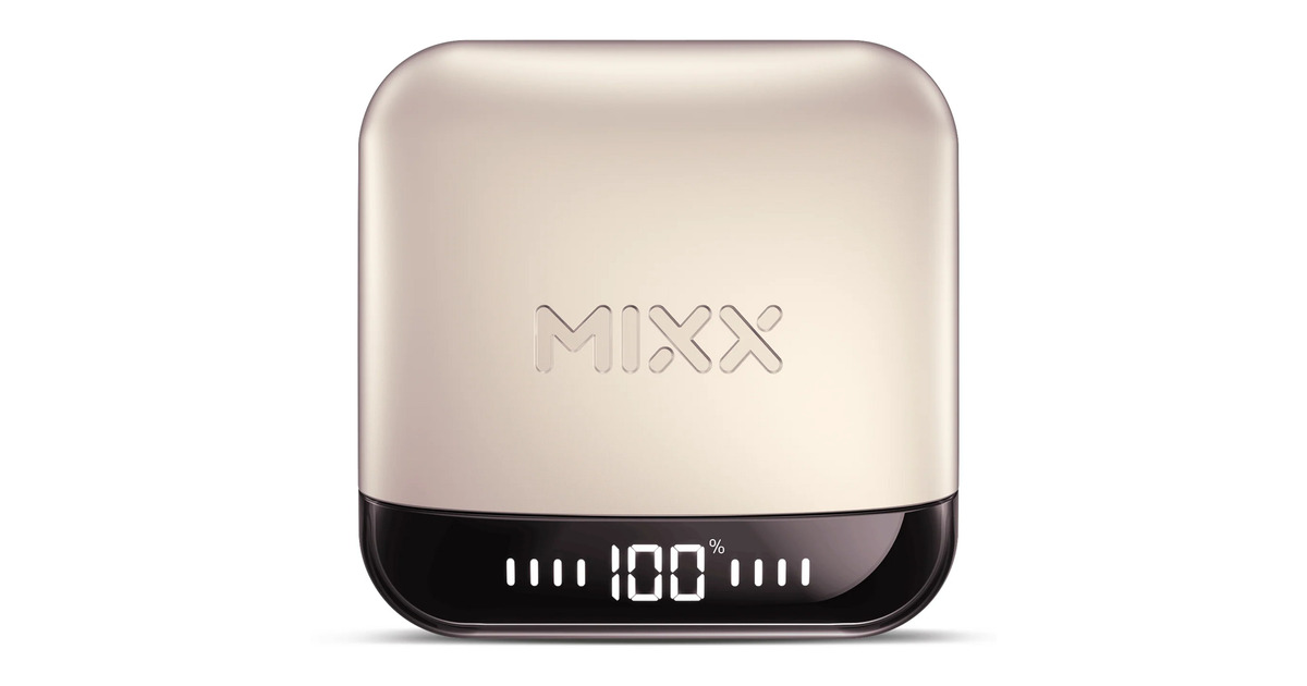 MIXXStreamBuds Ultra Mini True Wireless Earbuds  headset  (Champagne)