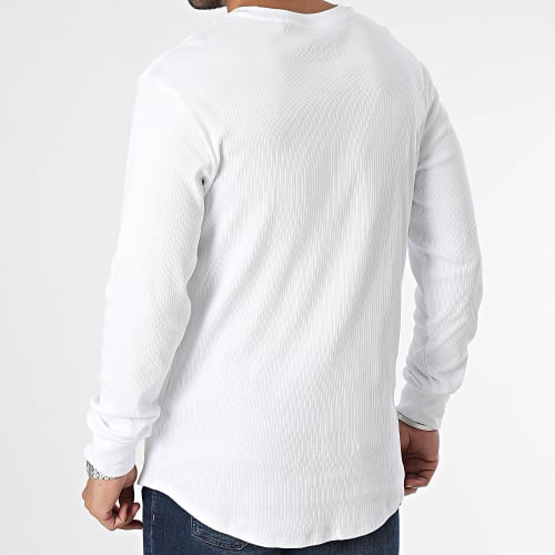 Tee Shirt Manches Longues D16397-D289 Blanc