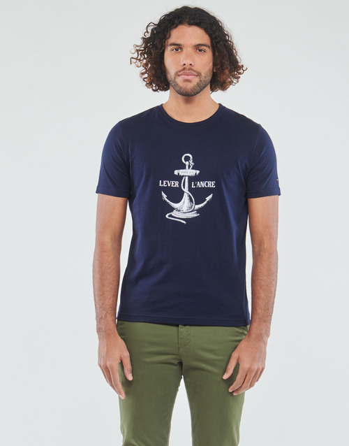 Armor Lux - T-SHIRT SERIGRAPHIE - Marine