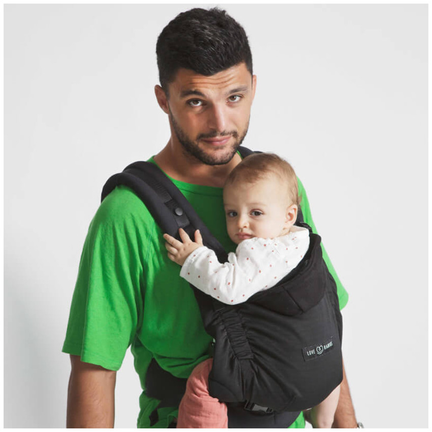 Porte bébé 2-en-1 HoodieCarrier 2 Black Forest